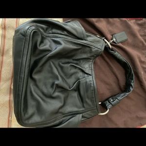 Coach hobo black handbag